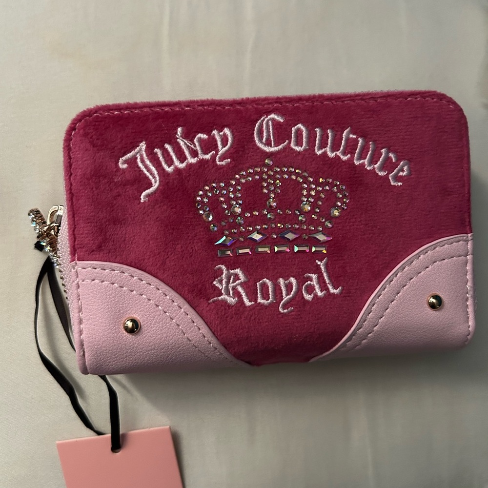 Juicy Couture Pink Wallet Velour Collection